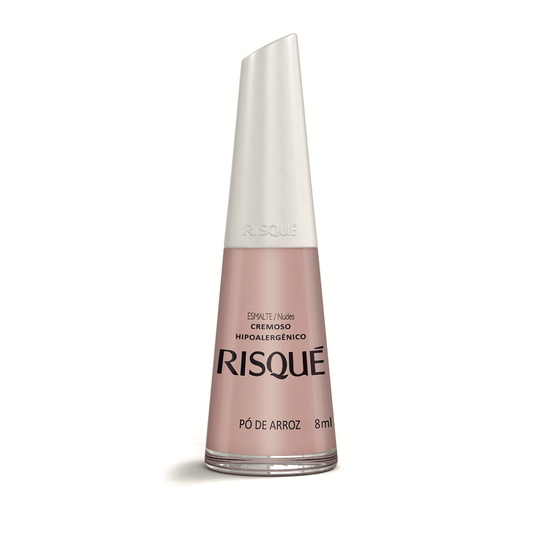Risqué Esmalte Cremoso: Pó De Arroz (8ml)